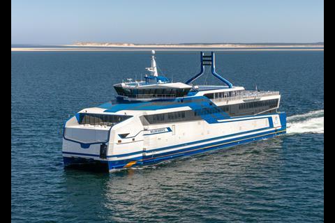 Doeksen officially commissioned MS Willem Barentsz on 1 July: the catamaran has been designed for operations in the environmentally sensitive Wadden Sea.
